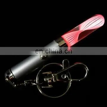 mini aluminum projection logo ABS bottle keyring projector logo keychain