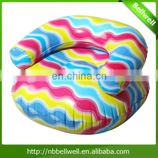 ICTI Approved ASTM standard and EN 71 Cartoon Santa Claus inflatable chair sofa relax