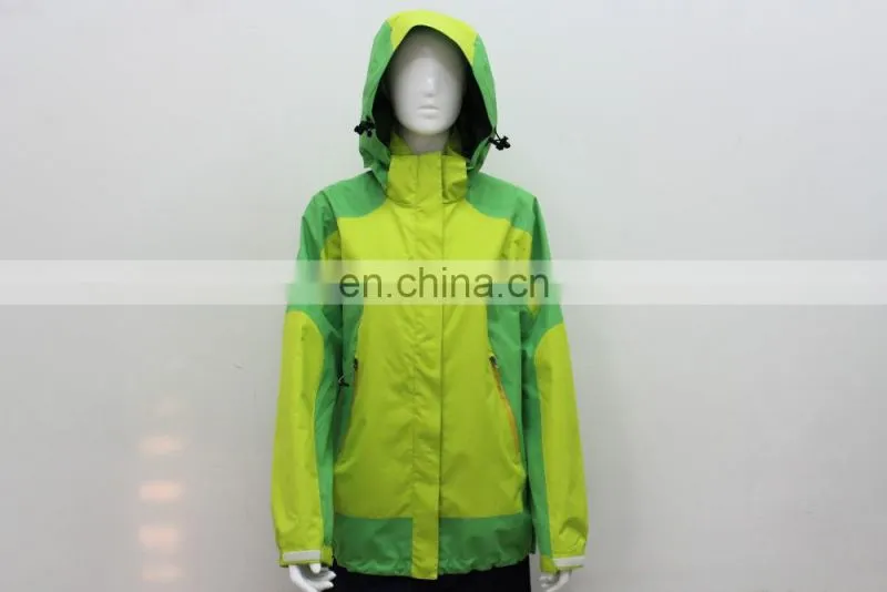 waterproof windproof breathable 3 in 1 outdoor jacket,3-layer breathable and waterproof fabric