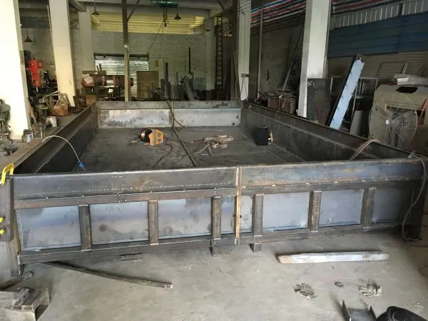 New Order in producing big size 3000X6000mm waterjet machine