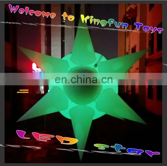 Customized inflatable LED star for club/pub/stage/festival/show