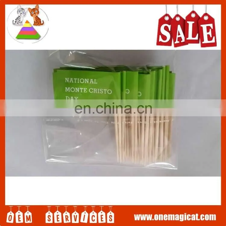 Hot selling cheap customized event activity ornament mini toothpick paper flags