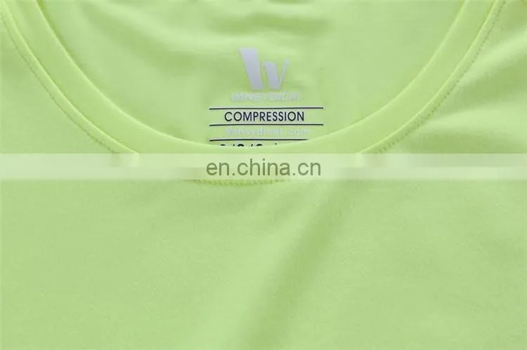 OEM Custom Long-sleeve Fitness Compression women Running Shirts