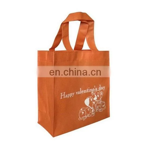 2017 custom cheap non woven printing shopping bag