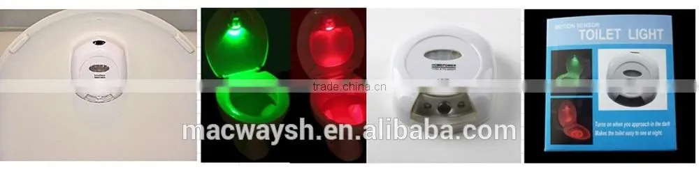 Sensor toilet led light