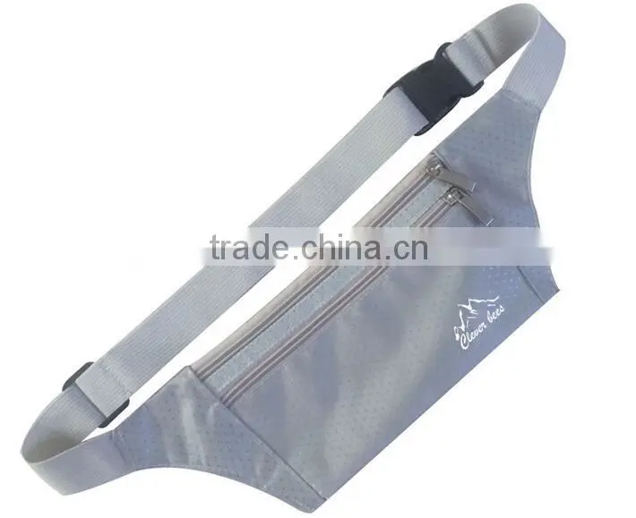 Outdoor Climbing Cycling Camping Travel Waterproof Polyester Ultra-thin Waist Pack Mobile Phone Bag Runner Belt