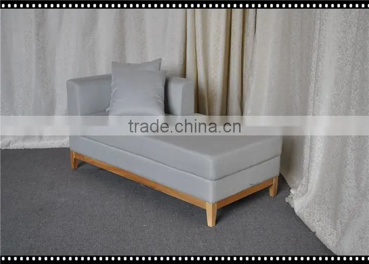 Hotel single sofa chair/armchair with ottoman with stool