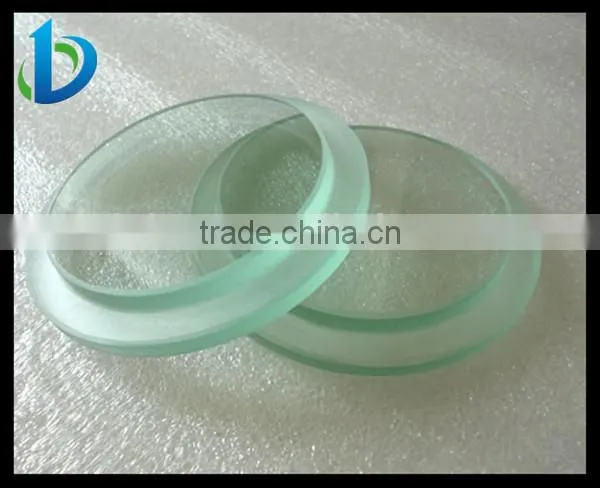 High transmittance 1.1-10mm flat tempered glass for lighting