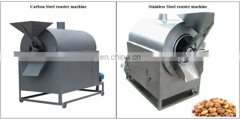Chestnut cashew nut high efficient continuous roasting machine roaster baking machinery