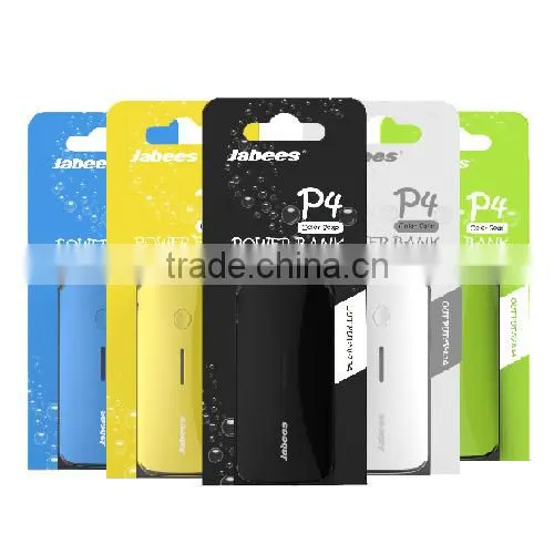 China factory for rechargeable slim portable power bank 5600mAh with lithium battery