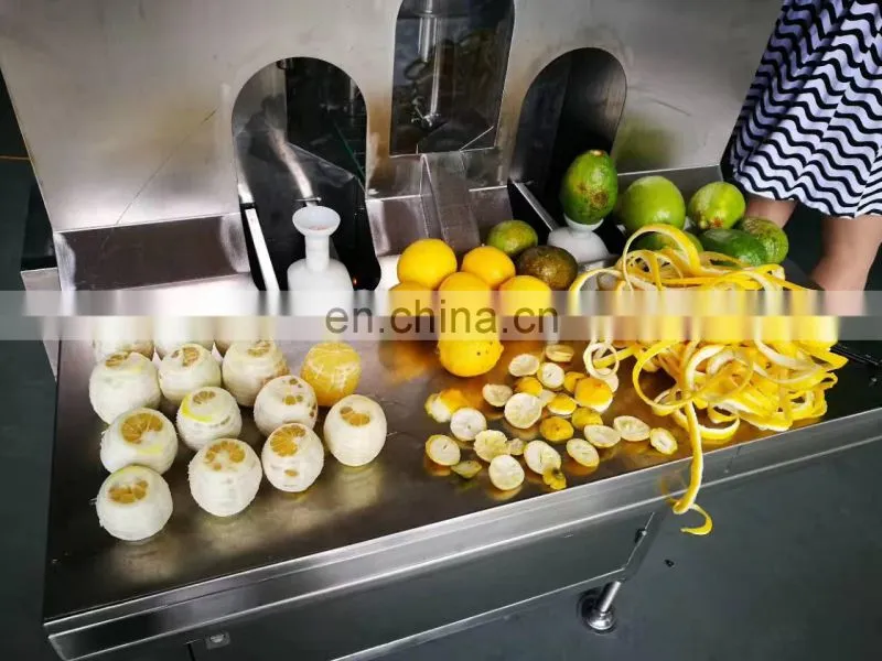 Factory Genyond automatic industrial high speed orange peeler mango skin remover equipment fruit pineapple peeling machine