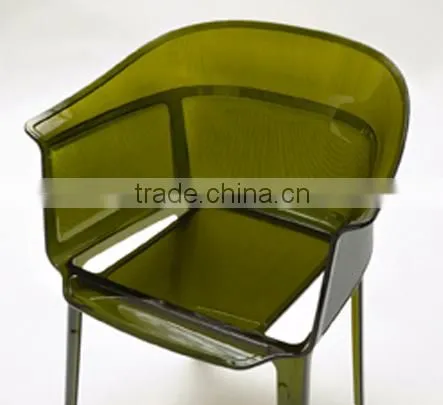 Replica French design chair polycarbonate material translucent papyrus chair by Ronan and Erwan Bouroullec