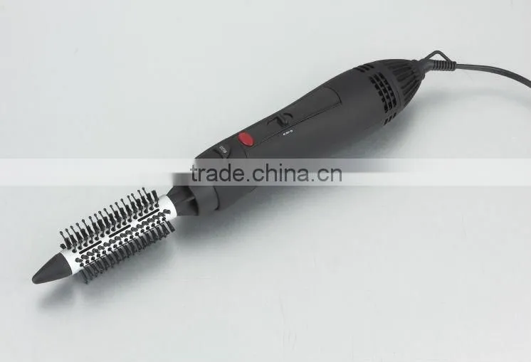 2014 new model 360 rotating nano fancy hair curler brush