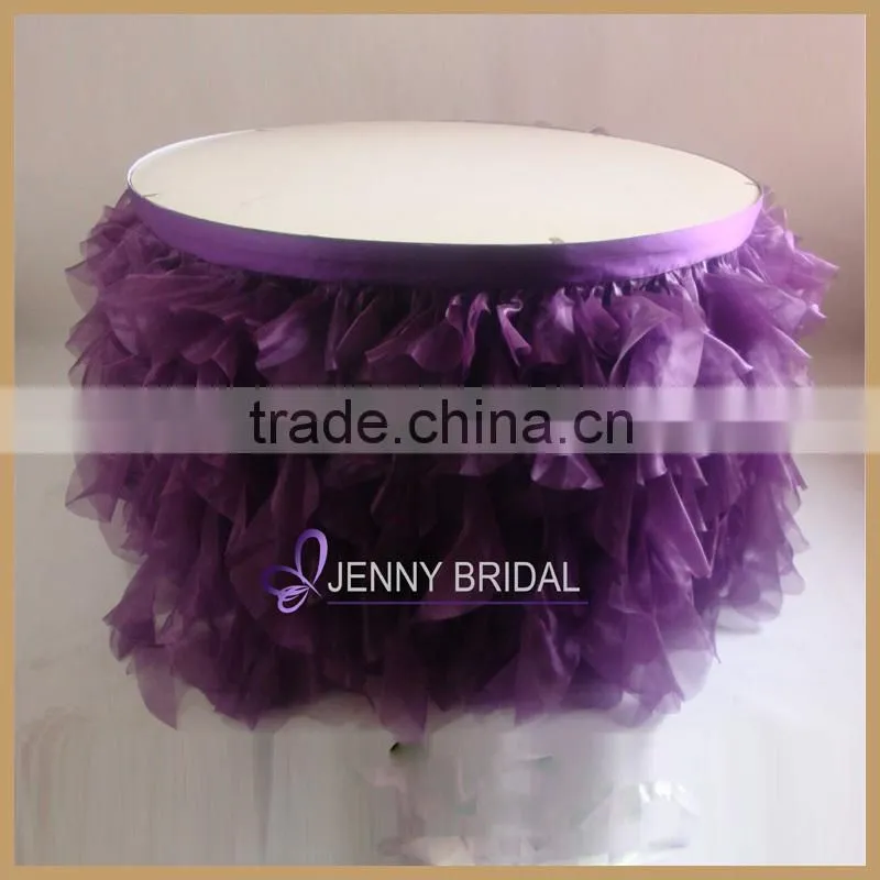 TC012A2 Alibaba hotsale cheap white table skirting designs for wedding