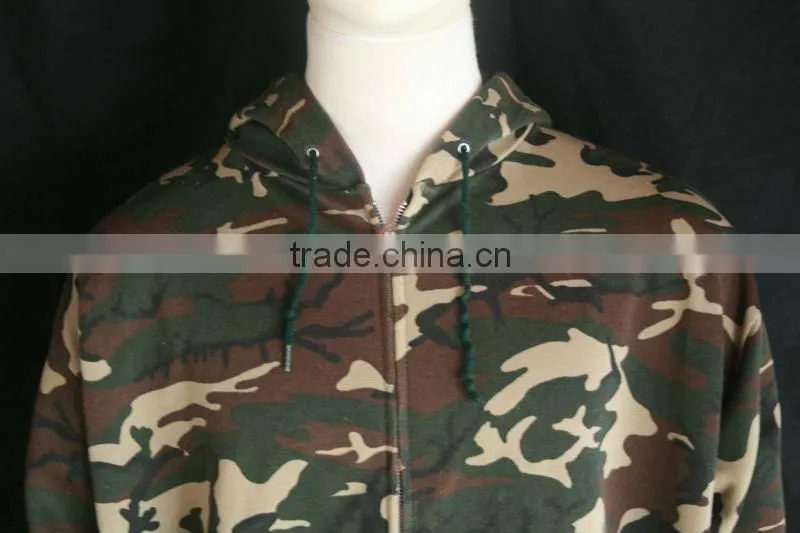 Mens Zip Up Hoodie Hooded Top Plain Hoody Fleece Jacket