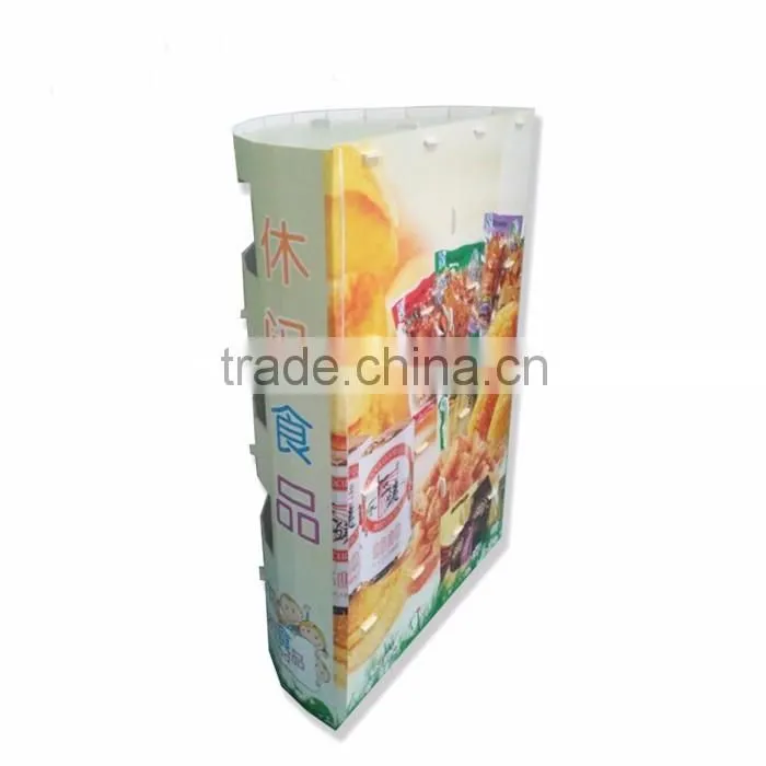 Supermarket cardboard Book Shelves supermarket book display shelf