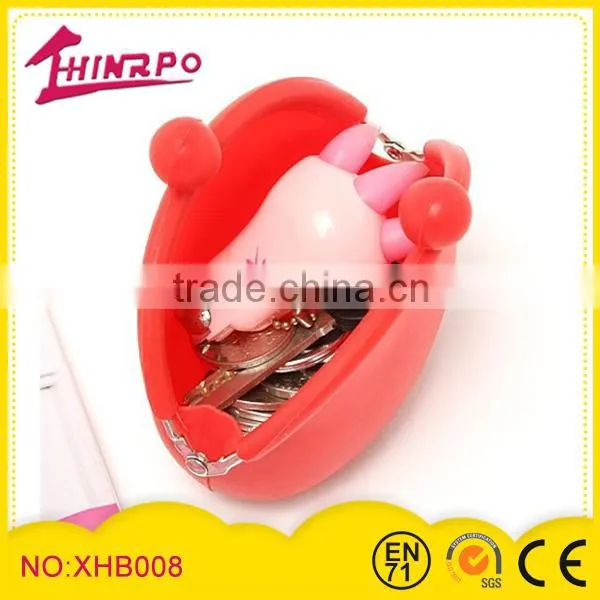 cheap Silicone coin purse with different colors