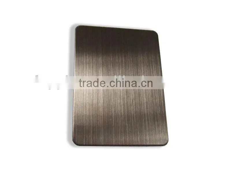 430 Colored decorative stainless steel sheet plate hairline/hl finish