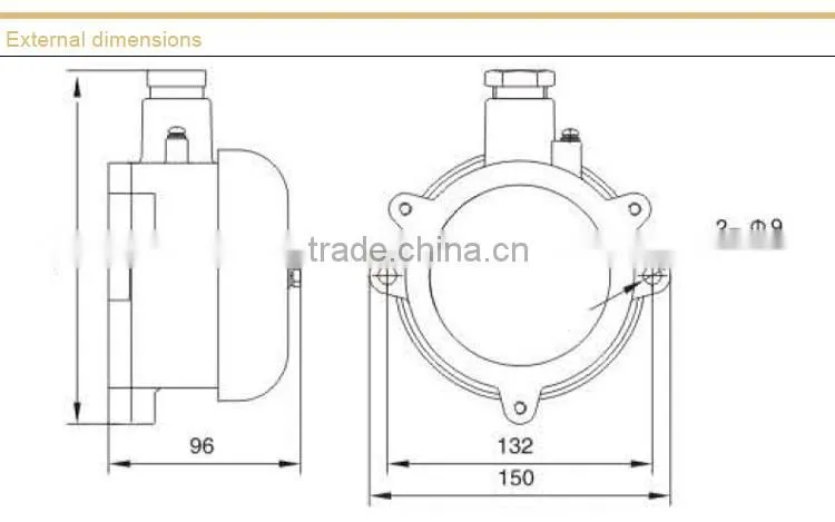 Explosion proof Electric Bell For School, High Quality Electric School Bell