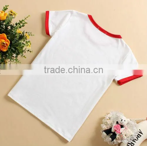Bump marginT-shirt,blank sublimation 100% cotton and polyester t-shirt,Advertising shirt various colour can choose