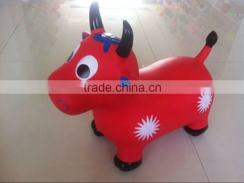 cartoon cayman,Bouncing Animal,Inflatable Jumping horse ,Hopper animal