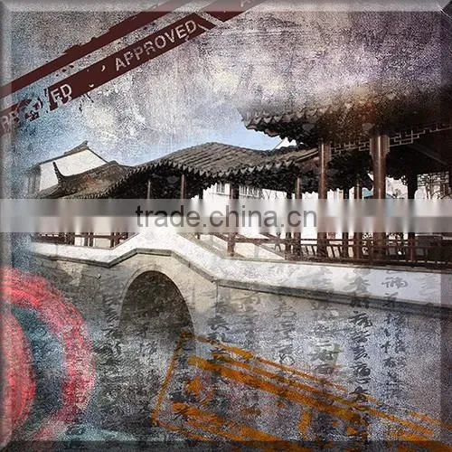 2 panels European style canvas painting OM-002
