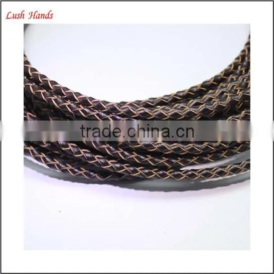 Round leather braided cord Sunglasses Holders