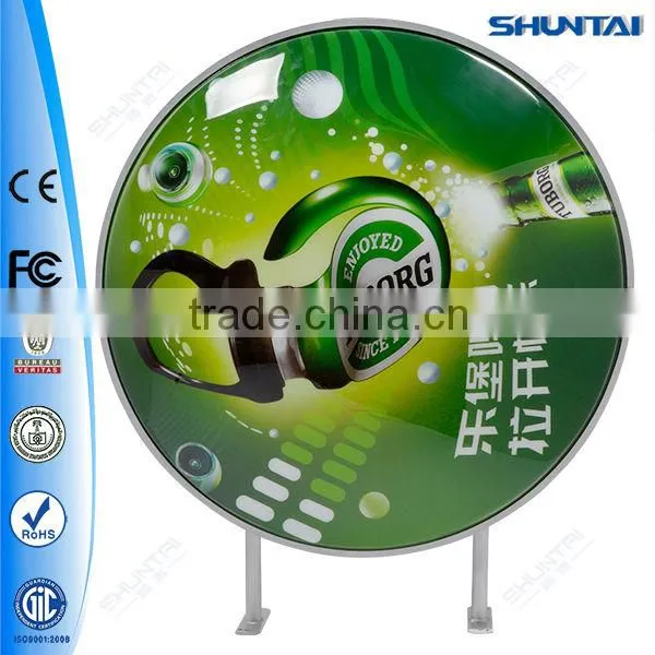 silkscreen circular beer outdoor bar lighted signs