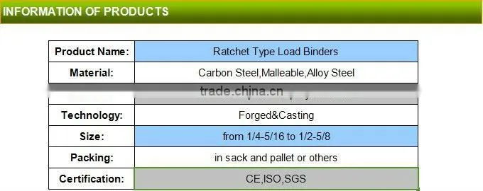 Load binder, lashing chain & tension lever