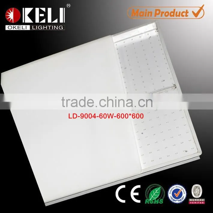high power 60w led light panel high lumens led 600x600 ceiling panel light
