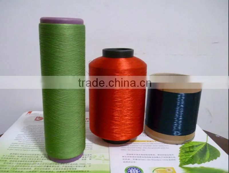 100% polyester color yarn