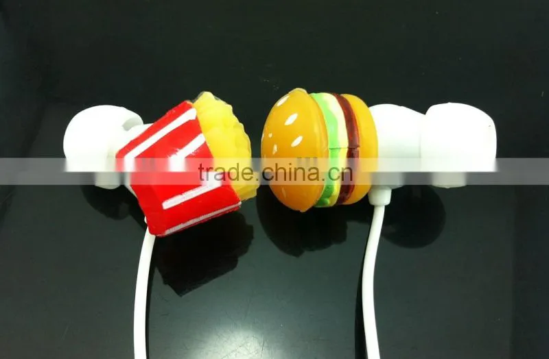 3D gift heart earphone