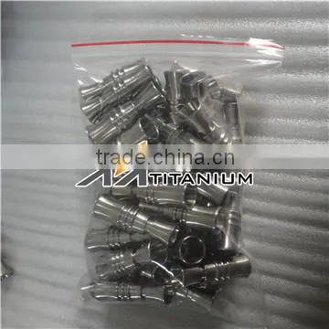 Pure Gr2 Smoking Titanium Domeless Nail for Vapor Globe
