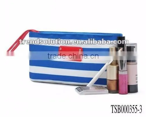 2016 New designer big size high quality canvas navy blue stripes shoulder bags