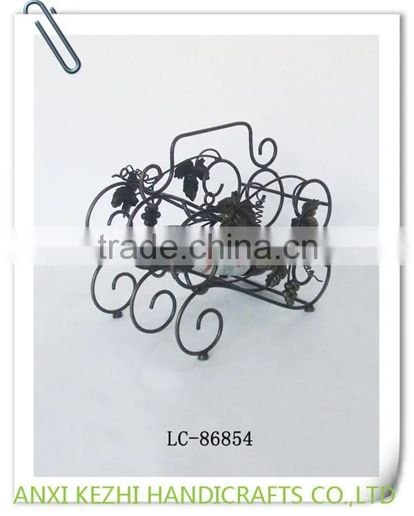 LC-86854 Metal 4 Bottles Desktop Wine Rack