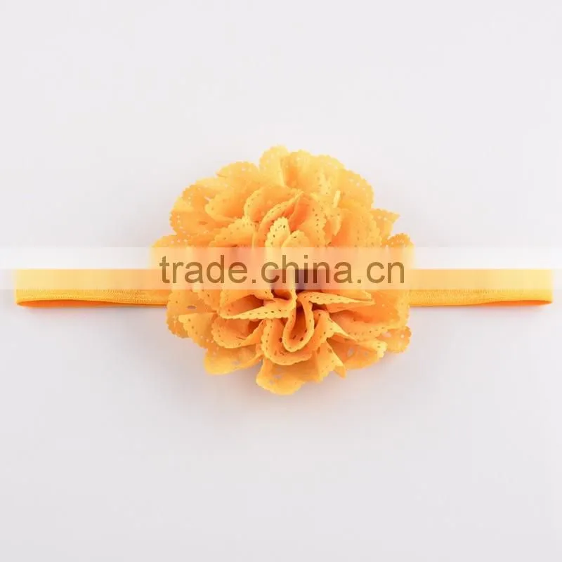 Hot-sales large flower Headband Toddler sunshine flower Headband baby big flower hair band wh-1746