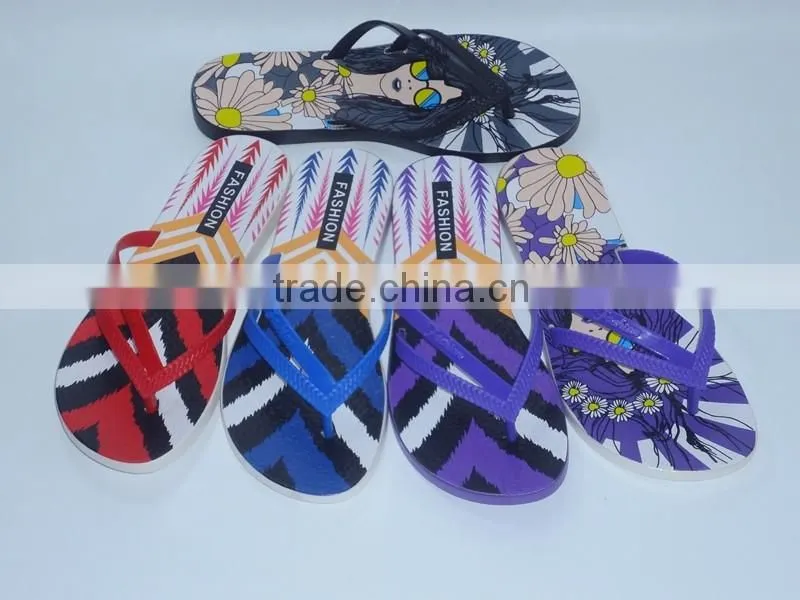2016 PVC PCU 1602 Bowtie Lady Summer Flipflops