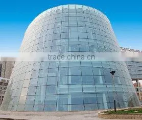 3-15mm Clear Curved Tempered glass