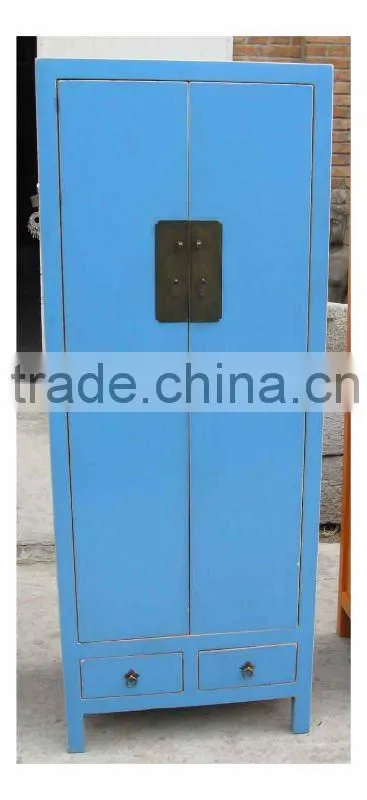 chinese antique blue closes cabinet