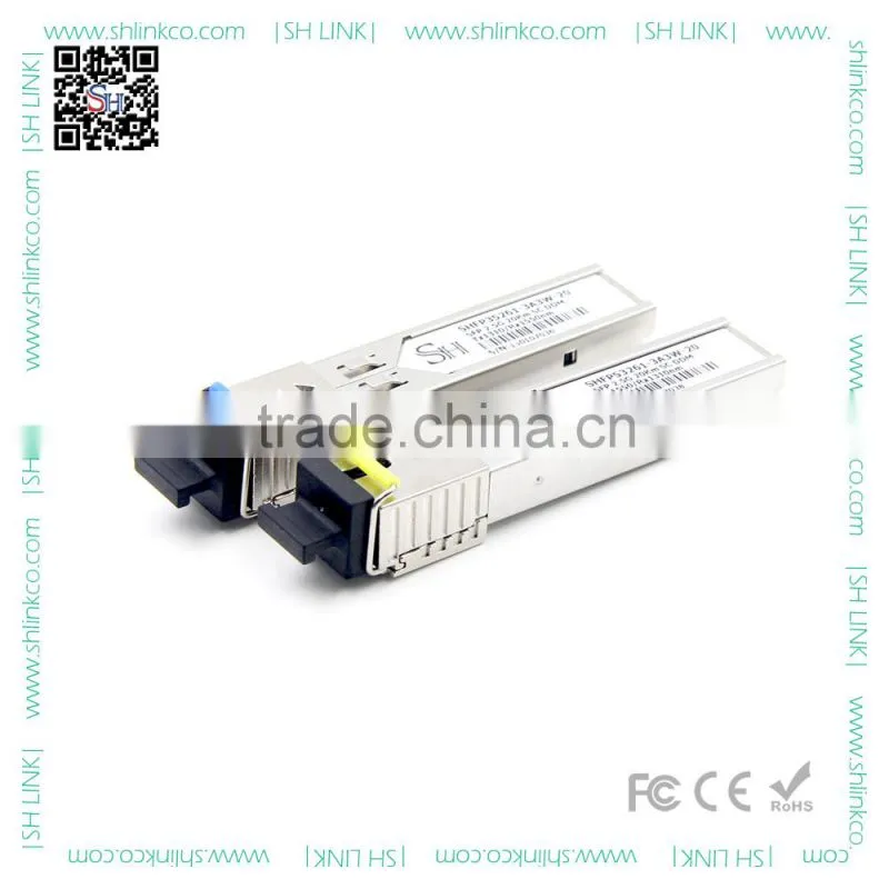 WDM simplex lc sc connector optional 2.5G Bidirectional optical module