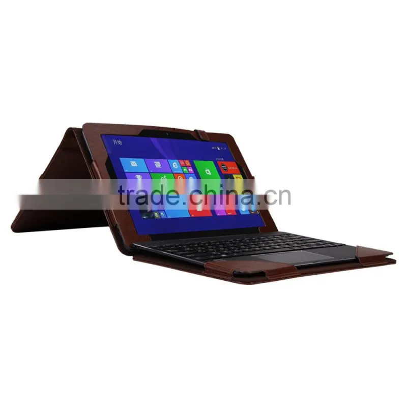 for Asus Transformer Book T100 Chi PU leather keyboard Case, folio case cover for Asus T100 Chi