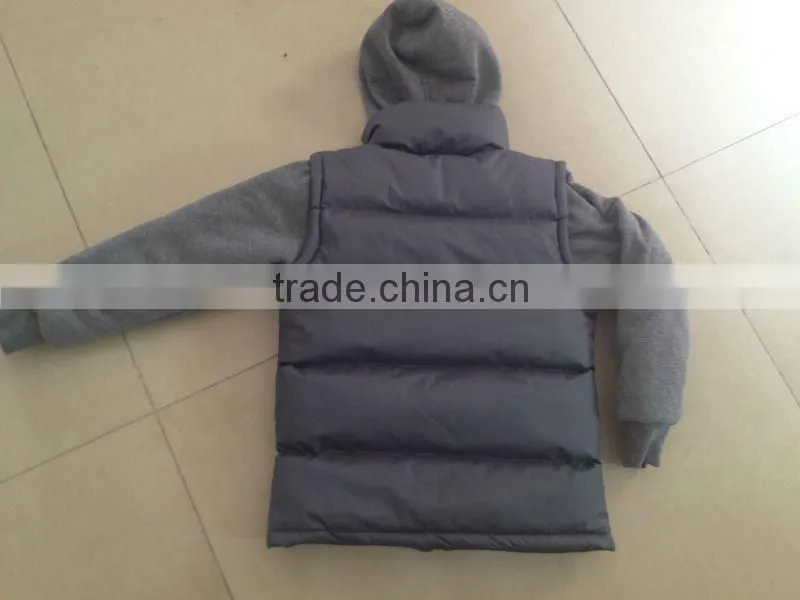 2012 new boys fashion PVC coated waterproof snowker winter jackets with hoody