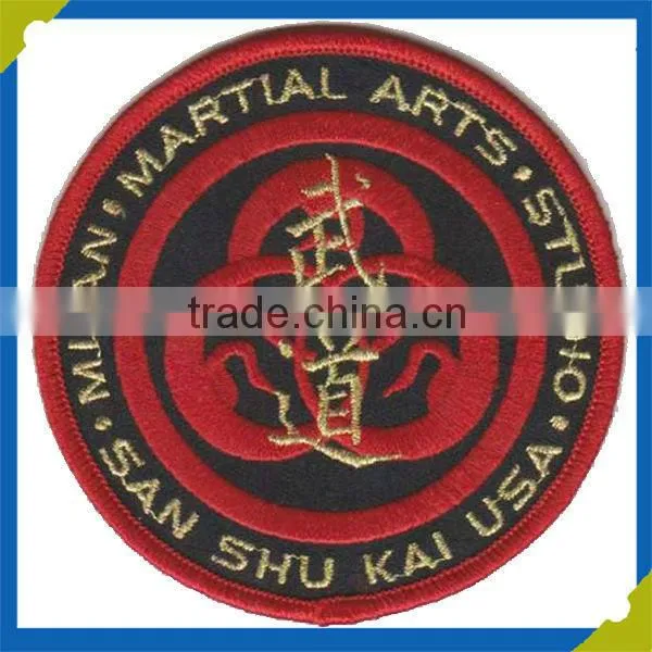 2016 Personalized designed embroidery patch for garment,T-shirt