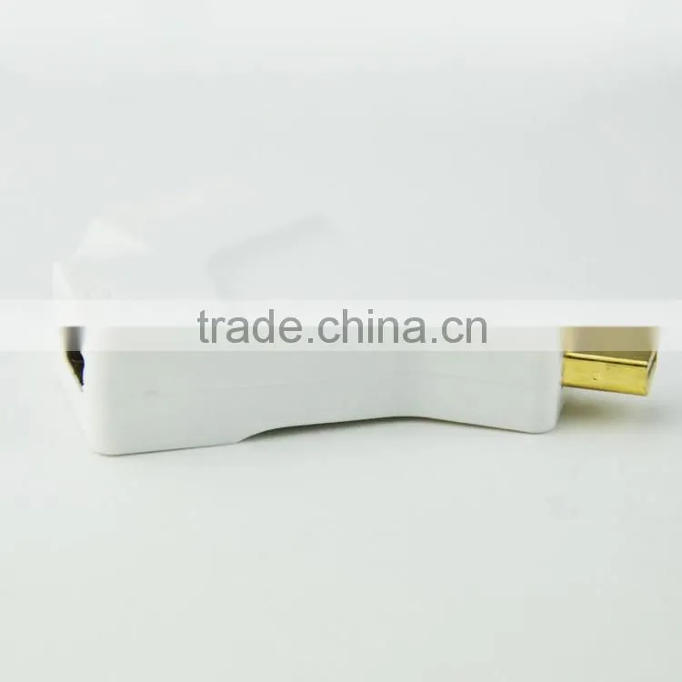 High quality gold plated mini dp to hdmi vga adapter for laptop