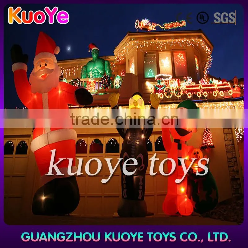 inflatable giant christmas ,inflatable christmas model,light up inflatable christmas
