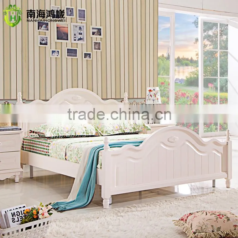 Modern White Wood MDF Panel Simple Vanity Korean Furniture Dressing Table