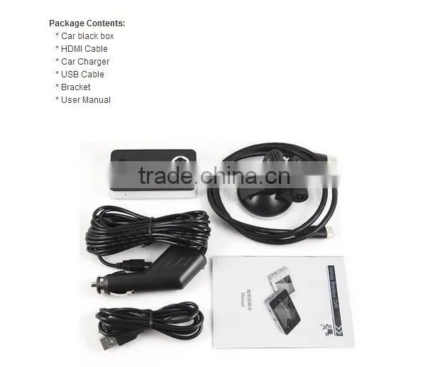 2015 FHD car camcorder with back camera