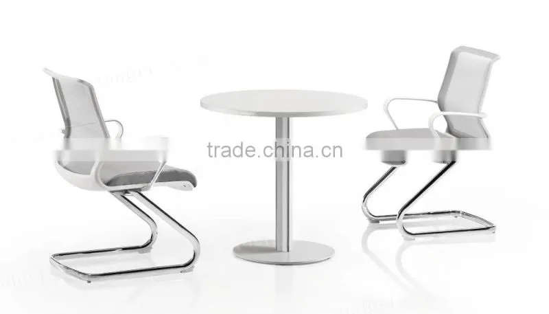 Modern a leg small glass coffee table