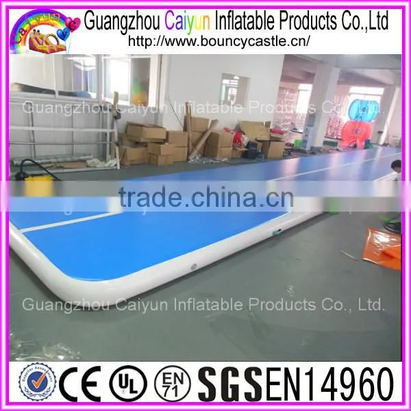 White Blue Classic Design Gymnastic Track For Training