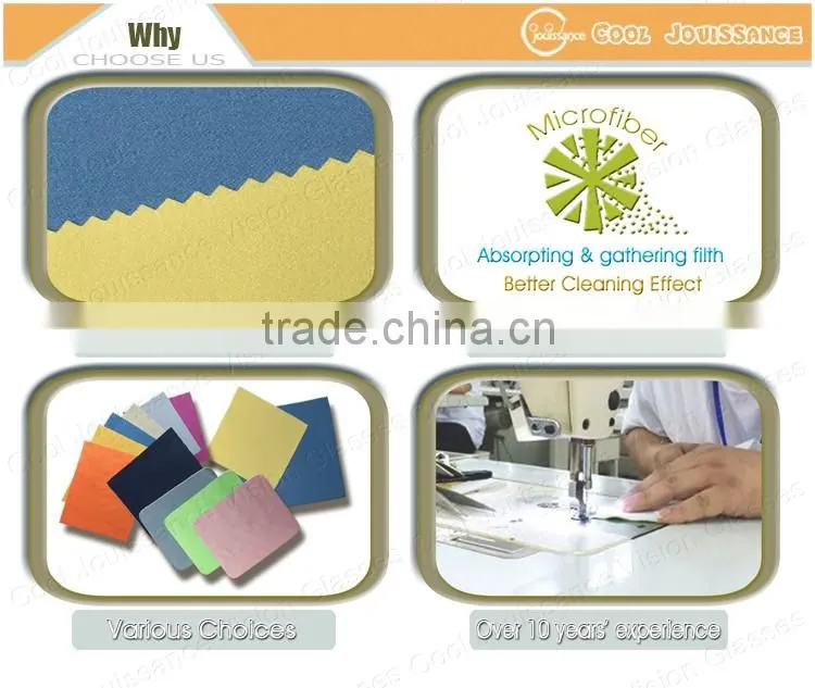 Customized glasses cleaning item lens clean cloth for sale